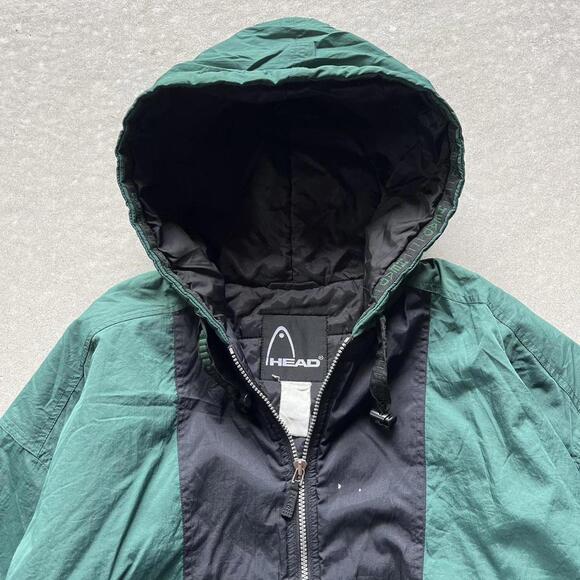 Vintage 90s Head Colorblock Hooded Ski Jacket - Picture 4 of 4